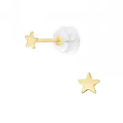14k Gold Star Earrings
