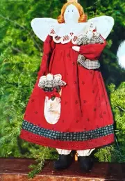 1998 Debbie Garlem and Company #101 Heather Angel Fabric Doll Pattern