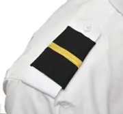 AeroPhoenix Professional Pilot Epaulets - One Gold Metallic on Navy