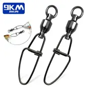 Fishing Snap Swivels Ball Bearing Swivels Fishing Connector Stainless Lure Clip
