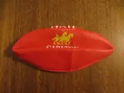 CARLTON DRAUGHT Beer Football. Australian Rules Football Full Size AFL Red Ball.