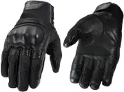 Rokker Austin Mesh Motorcycle Gloves, black, Size XL for Men