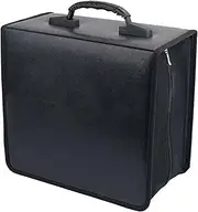 520 Disc CD DVD Case Wallet Storage, Protective Media Organizer Album Folder with Zipper Closure & Anti-Scratch Sleeves