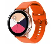 For Samsung Galaxy Watch 4 40mm & 44mm Replacement Band Wristband Silicone Sports Watch (Orange)