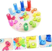 COSMEVIVI 1pc Digital Clock Puzzle Puzzles Clock for Puzzles Tools Puzzles Cognitive Cognitive Plaything Clock Colorful Wooden