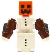LEGO Minecraft Minifigure Snow Golem Head Post (Genuine)