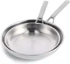 Tri-Ply Stainless Steel Induction 26Cm and 30Cm Frying Pan Skillet Set, Multi Cl