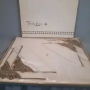 Vintage Timely Linens NIB 5 pc. Mat Set no.2206 Fifth Avenue N.Y. 1950's