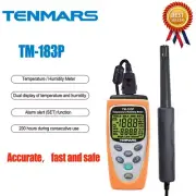 TENMARS TM-183P Temperature/Humidity Meter Stores up to 200 readings #