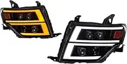 Car Lights Compatible With Pajero V93 V97 V87 Headlight 2009-2021， LED Projetor Head Lamp Daytime Running Light Automotive Accessories