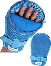 BHXANZOU Anti-Scratch Extubation Elderly Restraint Gloves,Rementia Hand Restraint Mitts,Control Mitts Safety Glove
