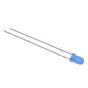 50 x Blue 3mm Diffused Round LED 60° 800mcd
