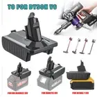 Adapter for Makita Milwaukee DeWalt 18V Battery Convert To Dyson V6 SV03 Series