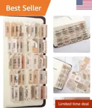 Bible Tabs - Simplified Bible Navigation - Laminated Bible Tabs Large Print