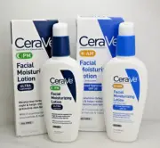CERAVE AM/PM FACIAL MOISTURIZING LOTION SPF30 WITH SUNSCREEN 3 OZ BOXED LOT OF 2