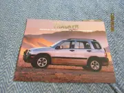 2001 CHEVROLET TRACKER MODEL INTRO PRODUCT INFORMATION PRESS BROCHURE FOLDER