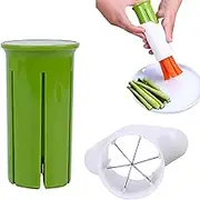 Seta-au 2 Carrot Stick Cutter - Chopper Vegetable Cutter - Potatoes Strawberry Slicer, Multifunctional Fruit and Vegetable Kitchen Tool