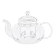 Wilmax England Thermo Glass 620ml Tea Pot Container Glassware w/ Handle Clear