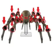 Leg Mount Bolts X8 Home Depot 8 Ft Giant Colossal Graveyard Spider replacement
