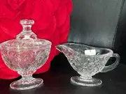 Killarney Crystal Sugar and Creamer Set