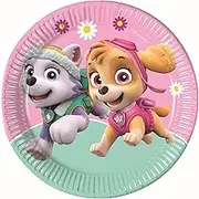Spin Master PAW Patrol Skye & Everest Paper Plates 23cm (9") 8CT