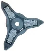 Echo 99944200047 3-Tooth Grass & Weed Blade (20mm Arbor)