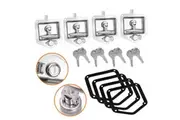 Sedy 4 Piece T Handle Locks Tool Box With Keys Stainless Steel Trailer Camper Truck Trailer Parts