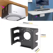 Wall Mount Holder / Under Desk Mount For Mac Studio Computer Bracket Metal Shelf