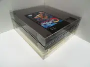 50PC Protectors Crystal Clear Cases Sleeves For Nintendo NES Cartridge Carts Box