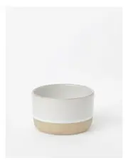 [Australian House & Garden] Esperance Wiped Edge Ramekin 10x10x5cm in White/Sand