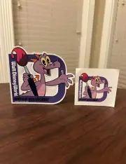Walt Disney World Annual Passholder Epcot Figment Magnet And Sticker 2023
