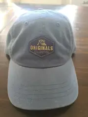 Quiksilver classic Blue logo originals dad boozie STRAPBACK HAT CAP retro nwt