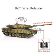 Henglong 1/16 7.0 Leopard2A6 BB IR RC RTR Tank 360° Steel Gearbox Barrel Recoil