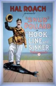 Hook Poster Line And Sinker Snub Pollard 1922 Old Movie Photo