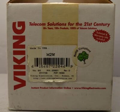 Viking M2W Paging Power Amp w/ 25AE PA Paging Horn Loud Speaker Bundle ++ NEW ++