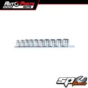 SP Tools 3/8"Dr Stubby Socket Rail Set - 6pt Metric - 10pc | SP20235