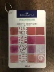 Faber-Castell Gelatos Techniques 7 Plastic Cards NEW