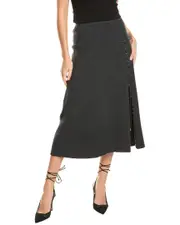 Maje Knit Wool-Blend Skirt