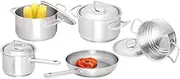 [Scanpan] Commercial 5-Pieces Cookware Set 30 cm*20 cm 20 cm Silver