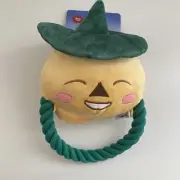 Wizard Of Oz SCARECROW Squeaker Plush Stuffed Pet Dog Toy with Rope