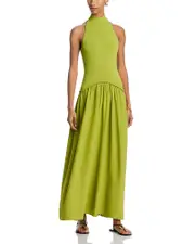 Solid & Striped The Halter Soglio Maxi Dress
