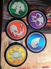 Set of 5 Aetherdrift Mana Symbol Stickers Finish Line Accessory **magikjnkie **