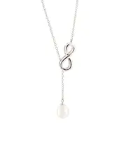 Splendid Pearls Silver 7.5-8mm Freshwater Pearl Pendant Necklace