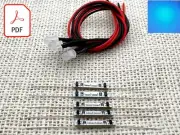 Onkyo TX-3000 Receiver LED lamps bulb lights full upgrade kit BLUE INSTRUCTIONS