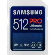 512GB Samsung PRO Ultimate Class 10 UHS-I SD Card (MB-SY512S) for Photo/Video