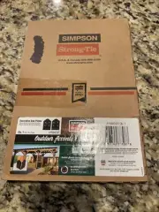 (2-Pk) Simpson Strong Tie Post Base Side Plate for 8x Lumber Black ZMAX APB88DSP