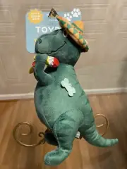 FRINGE Big Proud Cha-Cha T Mex Rex DINOSAUR Plush With Squeaky -14”