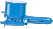 Eigell Roller Hair Color Applicat,Tint Dyeing Brush,Ergonomic,Protable Compact Coloring Tool Semi Automatic for Home Beginners, blue