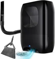 7L Pro Touchless Vacuum Automatic Dustpan, Electric Bagless Vacuum Cleaners for Barbershop, 1500W Automatic Sensors Vacuum Cleaner with Nozzle, for Sweeping Salon Pet Hair