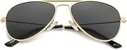 [NIDOVIX] Kids Polarized Aviator Sunglasses for Girls Boys Cool Toddler Sunglasses Age 2-9 100% UV Protection